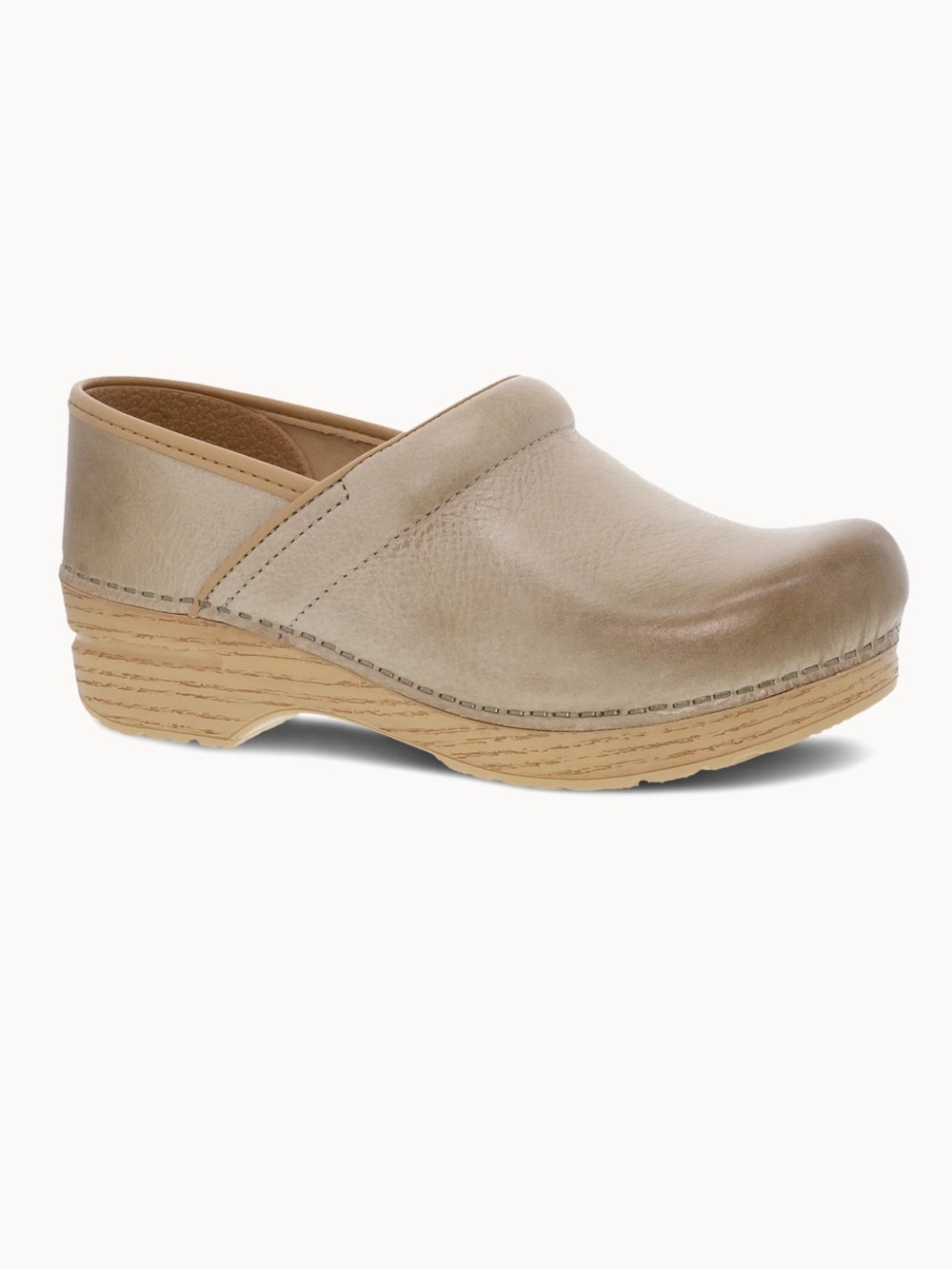 NWOT Dansko Professional Sand Milled Burnished Leather Clogs Size 38 / 7.5-8